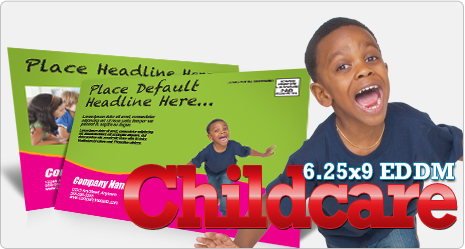 Childcare EDDM Postcard Example