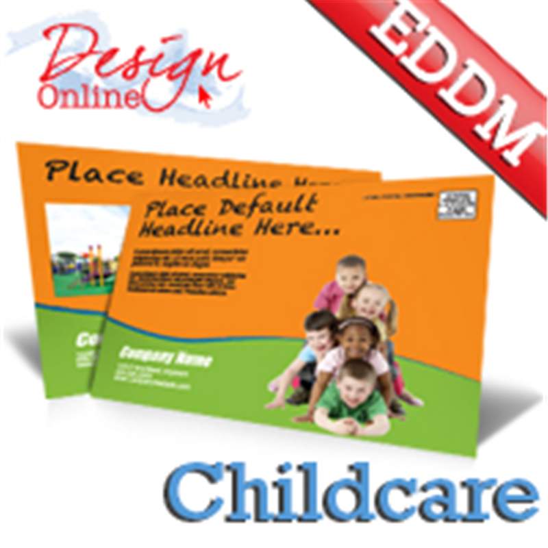 Childcare Daycare EDDM Postcards Template